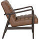 Lyric Vintage Caramel Leather Lounge Chair